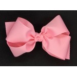 Pink (150 Pink) Grosgrain Bow - 6 Inch